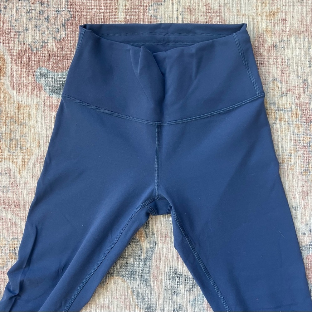 Lululemon Wunder Train High-Rise Tight 25" Pitch Blue - Picture 4 of 6